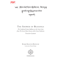 The Shower of Blessings Kangyur Rinpoche Compilation