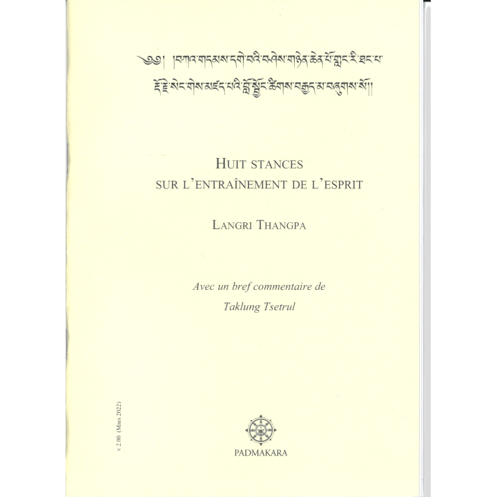 Huit Stances de Langri Thangpa