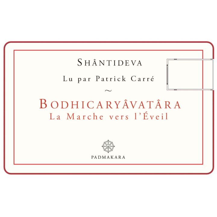 Bodhicaryâvatâra - La Marche vers l'Eveil Livre Audio Mp3 sur clé USB-A et USB-C